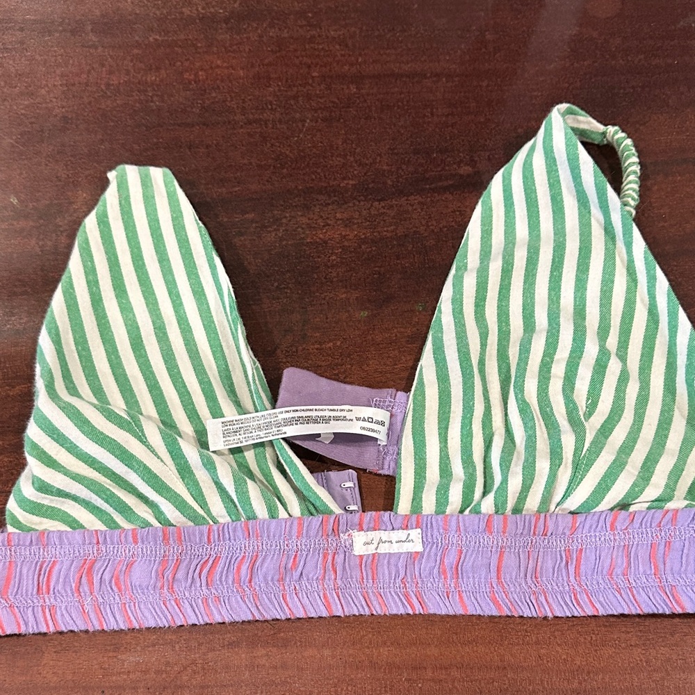 Out from under cotton boxer bralette